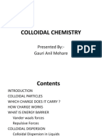 Colloidal Chemistry: Presented By:-Gauri Anil Mehare