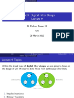 ECE503: Digital Filter Design: D. Richard Brown III