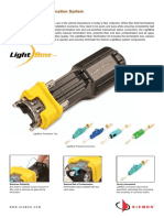 Siemon Lightbow Fiber Termination System - Spec Sheet