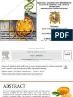 Tarea 2 - Gingerols Infusion and Multi-Step Process Optimization For Enhancement of Color, Sensory and Functional Profiles of Candied Mango