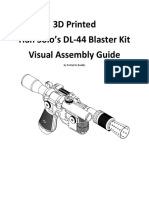 3D Printed Han Solo's DL-44 Blaster Kit Visual Assembly Guide