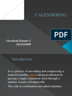 Calendering Process