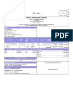 Angalamman Poly Sacks: Tax Invoice