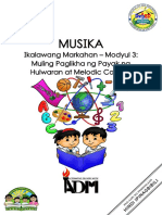 Music3 - q2 - Mod3 - Muling Paglikha NG Payak Na Hulwaran at Melodic Contour