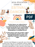 Ma'am Arianne - P.E. 3rd Quarter PPT Part 1 of 2 - Festival Dances