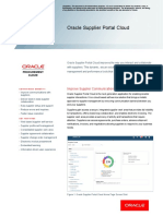 Oracle Supplier Portal Cloud Cloud