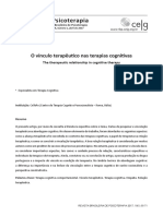 O Vínculo Terapêutico Nas Terapias Cognitivas