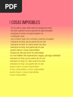 Cosas Imposibles