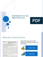 Distribución de Frecuencias 