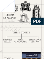 Thesis Synopsis - Final