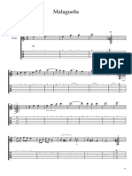 Malagueña: Standard Tuning