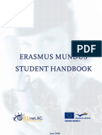 Erasmus Mundus Student Handbook: June 2008