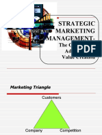 Strategic Marketing Management-: The Competitive Advantage & Value Creation