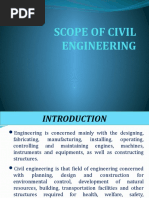 Scope of Civil Engineering