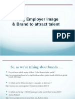 Using Employer Image & Brand To Attract Talent