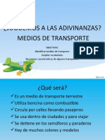 Adivinanza Transporte 1°A