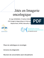 Généralités en Imagerie Oncologique