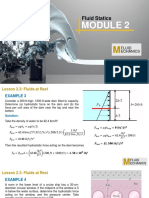 Module 2 Fluid Statics - Hydrostatic Forces On Plane Surfaces Solved Problems