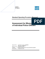 Assessment For Mission Service of Individual Police Officers