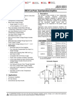 Lmx24-N, Lm2902-N Low-Power, Quad-Operational Amplifiers: 1 Features 3 Description