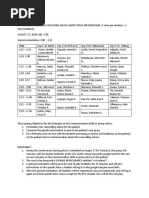 Mechanics For Role Play On Communication Skills For YL3 On August 27 and 28, 2020