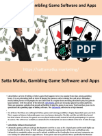 Satta Matka, Gambling Game Software and Apps