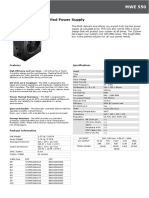 Product Sheet - MWE 550