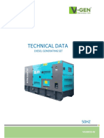 Technical D ATA: Diesel Generating Set