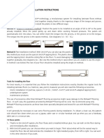 Mohawk® Laminate Installation Instructions: Groove Side Tongue Side