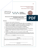 2020 - Prova Mestrado USP - Direito Economico e Economia Politica