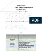 Poema Coral - 1°C