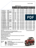 Sonet Price List - May 21