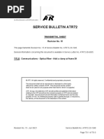 Service Bulletin Atr72: Transmittal Sheet Revision No. 15