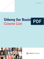 Udemy For Business Ders Listesi