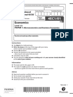 Economics: Pearson Edexcel International GCSE