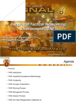 Integrated Tactical Networking Environment (ITNE)