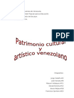 Patrimonio Cultural y Artistico de Venezuela