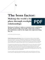 The Boss Factor:: Making The World A Better Place Through Workplace Relationships