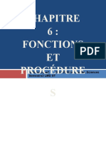 Chapitre 6: Fonctions ET Procédure: Informatique2 2014-2015faculté Des Sciences Semestre2 LMD ST