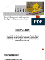 1 - IB DP Physics Notes 1.1 Measurements in Physics