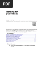 Planning For Deployment: in This Chapter