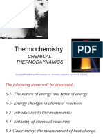 Thermochemistry: Chemical Thermodaynamics