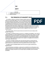 Chapter (5) Five Rule of Majority