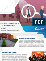 HR Analytics: Executive Certification in