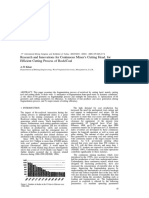 Research and Innovations For Continuous Miner's Cutting Head, For Efficient Cutting Process of Rock/Coal