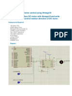 DC Motor Control Using Atmega16