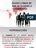 Constitucion y Tipo Empresa