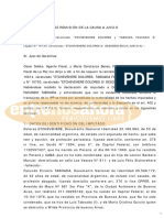 Remisión A Juicio Dolores Etchevehere y Facundo Taboada