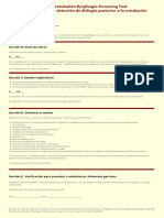 Post-Extubation Dysphagia Screening Tool Herramienta de Detección de Disfagia Posterior A La Extubación