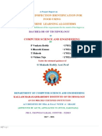 Disease Inspection Identification For Food Using Machine Learning Algoithms